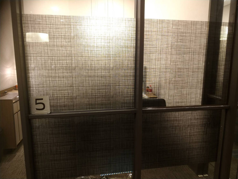 玻璃貼紙-黑條砂+磨砂