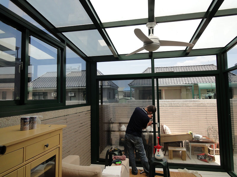 採光罩玻璃屋隔熱紙