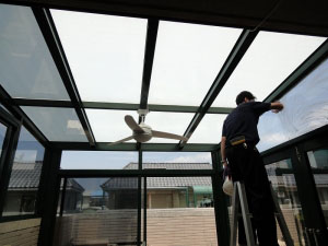 採光罩玻璃屋隔熱紙